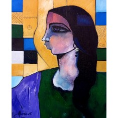 Abrar Ahmed, 12 x 16 Inch, Oil on Canvas, Figurative Painting, AC-AA-581
